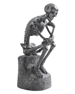 Design Toscano The Skeleton Thinker Statue