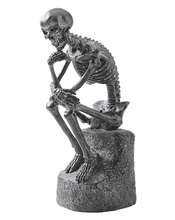 Design Toscano The Skeleton Thinker Statue