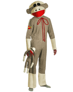 Disguise Costumes - Adult Sock Monkey